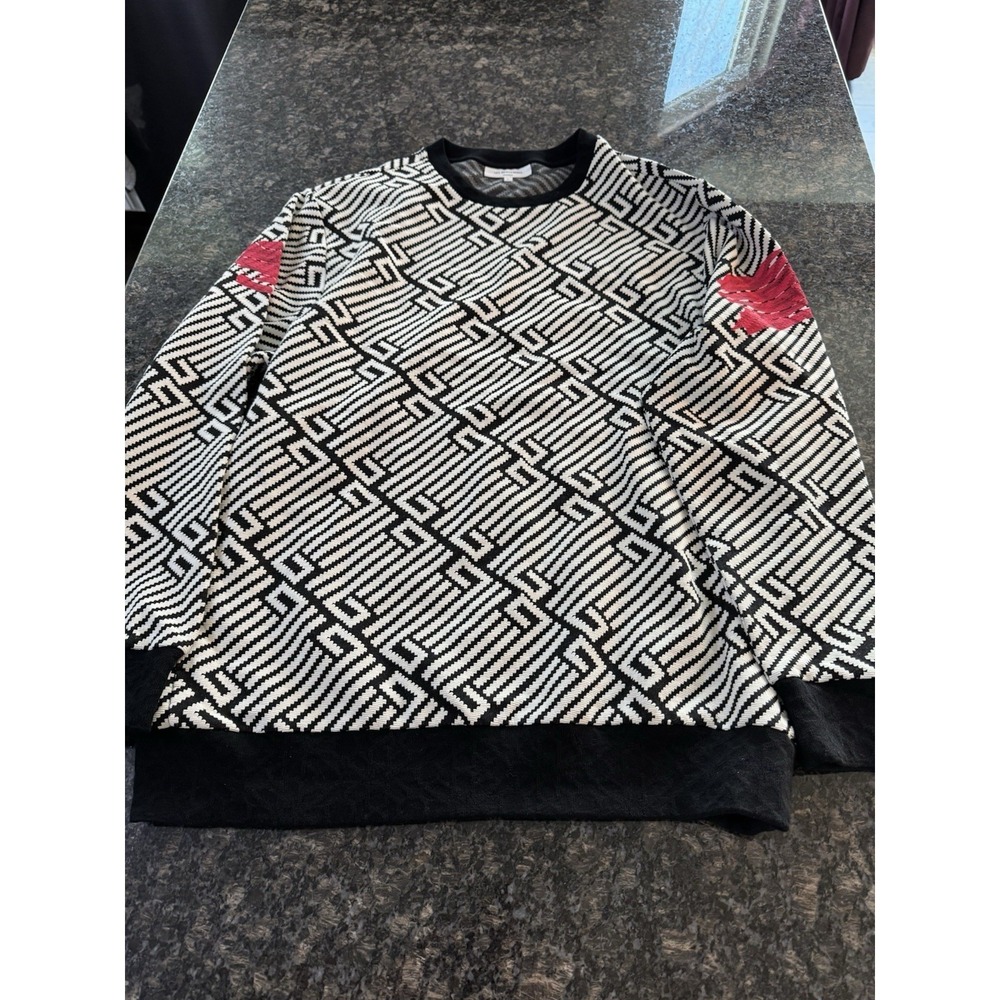 Les Benjamins sweatshirt Geometric Mens Large long sleeve shirt